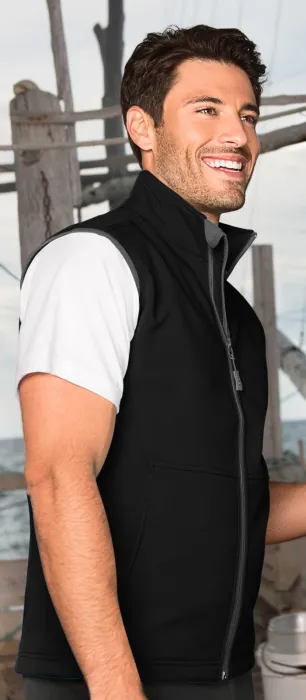 Levná pánská vesta, černá