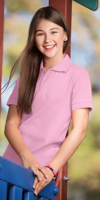 Levná polokošile pro děti, růžová