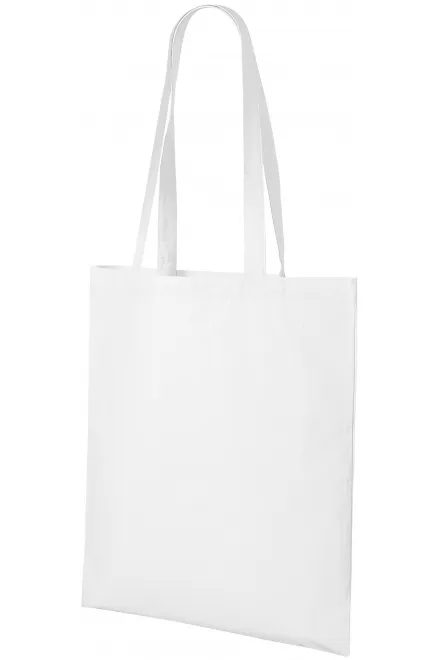 Levná bavlněná nákupní taška, bílá