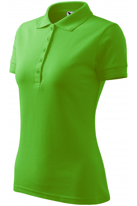 Levná dámská elegantní polokošile, jablkově zelená, levná jednobarevná trička