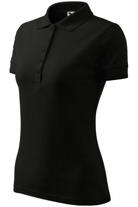 Levná dámská elegantní polokošile, černá, levná černá trička