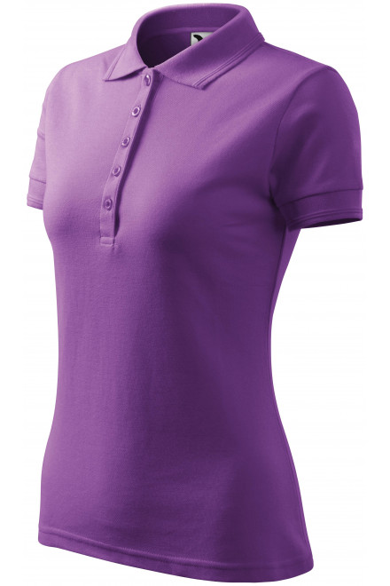 Levná dámská elegantní polokošile, fialová, levná dámská trička