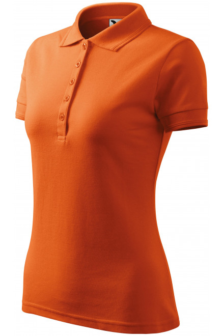 Levná dámská elegantní polokošile, oranžová, levná dámská trička