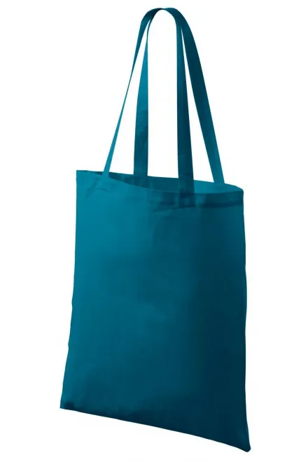 Levná nákupní taška malá, petrol blue