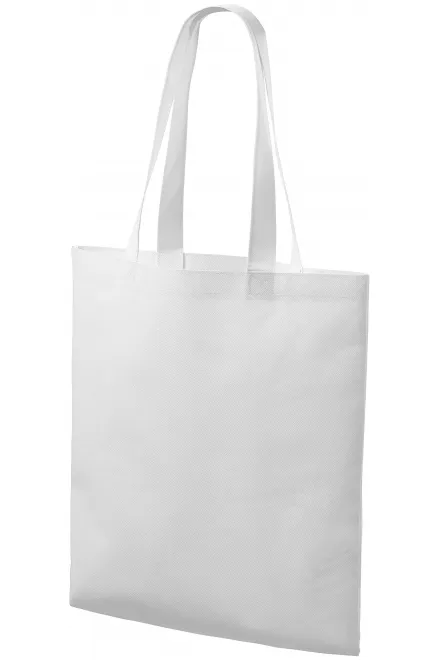 Levná nákupní taška středně velká, bílá