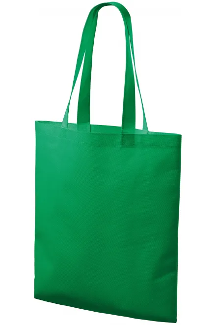 Levná nákupní taška středně velká, trávově zelená