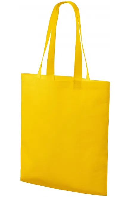 Levná nákupní taška středně velká, žlutá