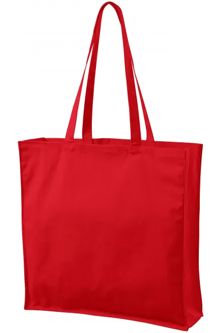 Levná nákupní taška velká, červená