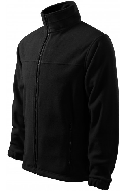 Levná pánska fleecová bunda, černá, levné fleece bundy