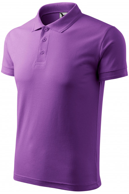 Levná pánská volná polokošile, fialová, levná pánská trička