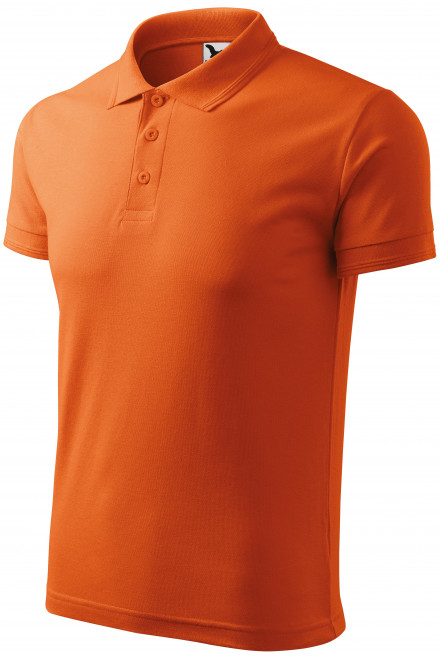 Levná pánská volná polokošile, oranžová, levná pánská trička