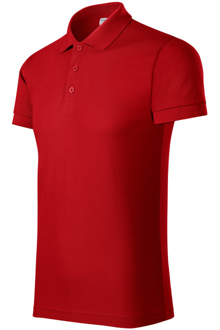 Levná pohodlná pánská polokošile, červená, levná pánská trička