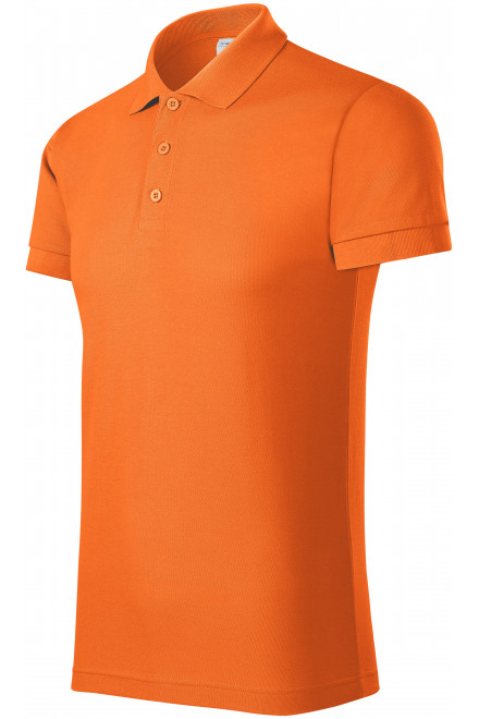 Levná pohodlná pánská polokošile, oranžová, levná pánská trička