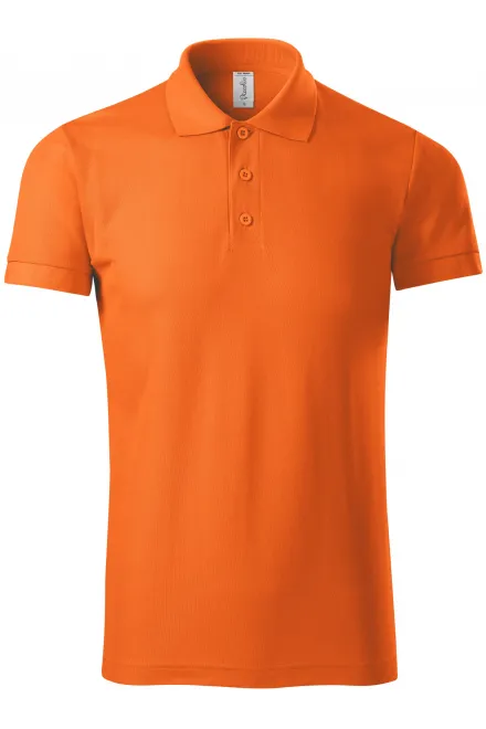 Levná pohodlná pánská polokošile - oranžová, 3XL