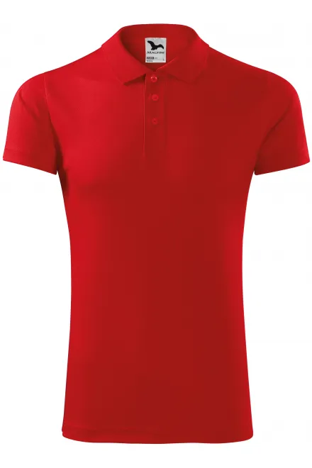 Levná polokošile sportovní - červená, XL