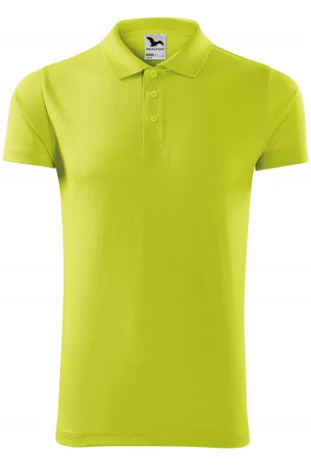 Levná polokošile sportovní - limetková, XL