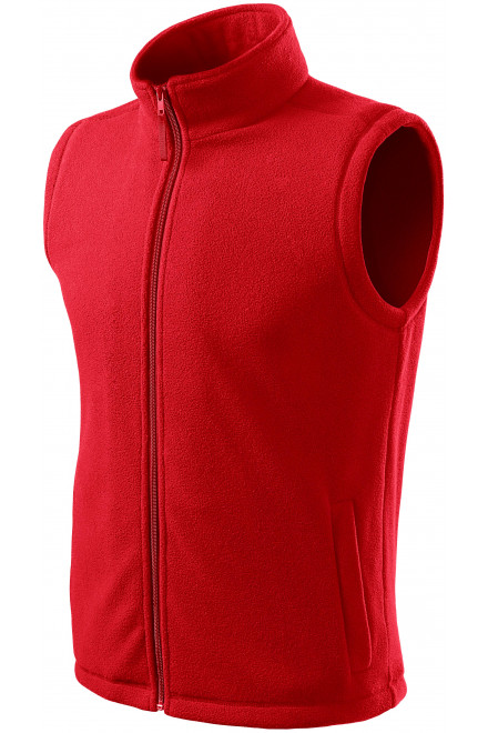 Levná vesta klasická, červená, levné vesty