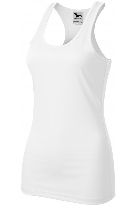 Levné dámské sportovní tílko, bílá, levná sportovní trička