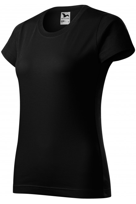 Levné dámské triko jednoduché, černá, levná černá trička