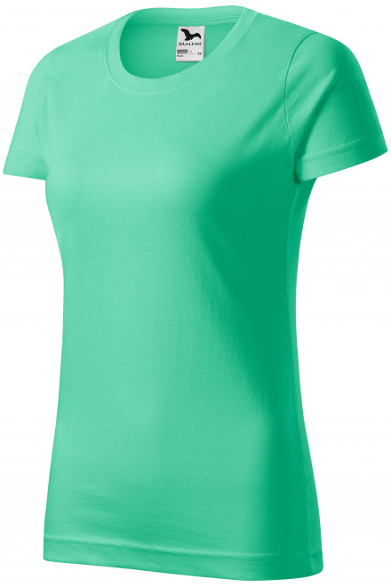 Levné dámské triko jednoduché, mátová, levná dámská trička