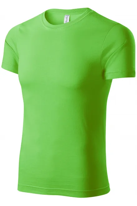 Levné dětské lehké tričko, jablkově zelená