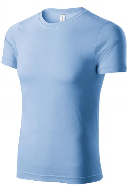 Levné dětské lehké tričko, nebeská modrá