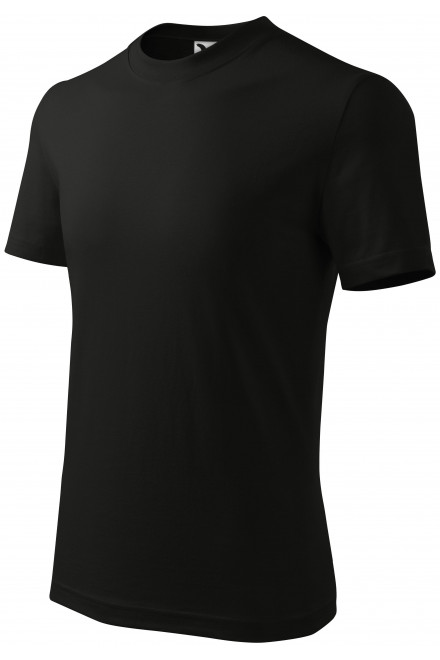 Levné dětské tričko jednoduché, černá, levná dětská trička