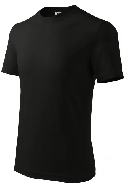 Levné dětské tričko jednoduché, černá