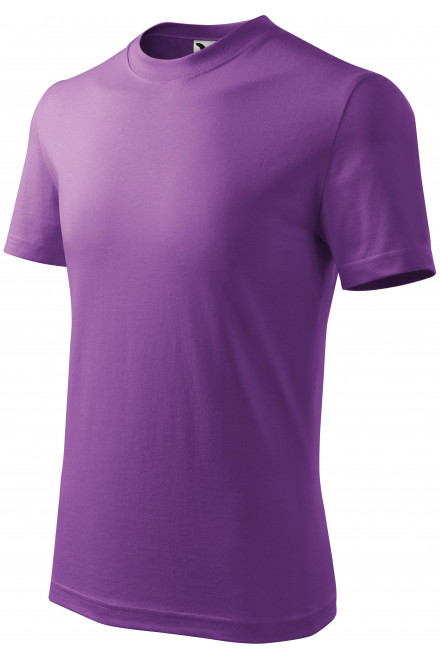Levné dětské tričko jednoduché, fialová