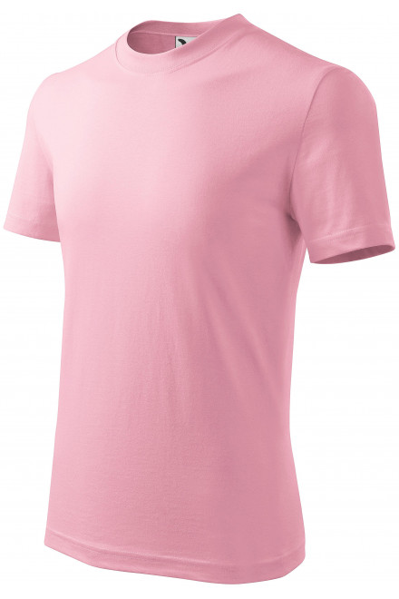 Levné dětské tričko jednoduché, růžová, levná dětská trička