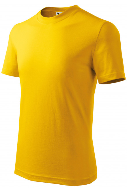 Levné dětské tričko jednoduché, žlutá, levná dětská trička