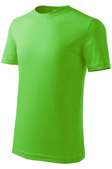 Levné dětské tričko klasické, jablkově zelená, levná dětská trička