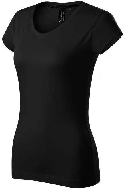 Levné exkluzivní dámské tričko, černá