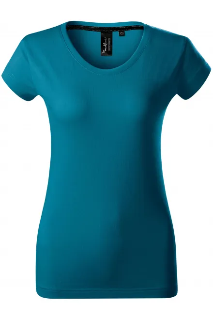 Levné exkluzivní dámské tričko - petrol blue, L