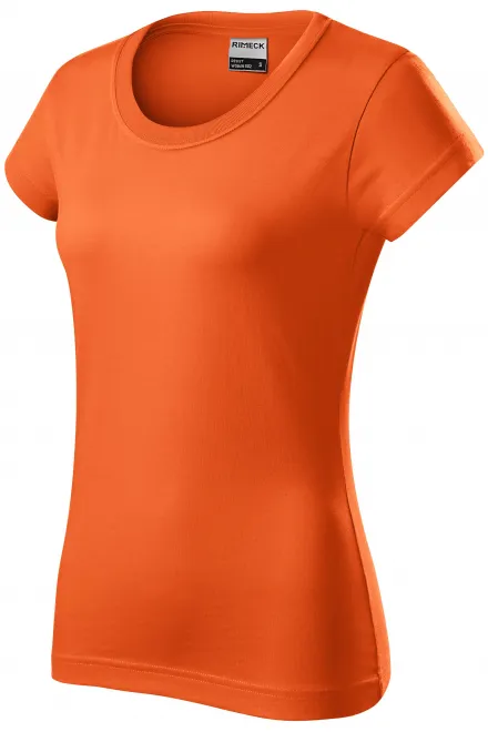 Levné odolné dámské tričko, oranžová