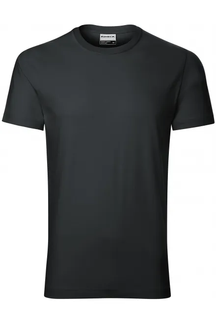 Levné odolné pánské tričko tlustší - ebony gray, L