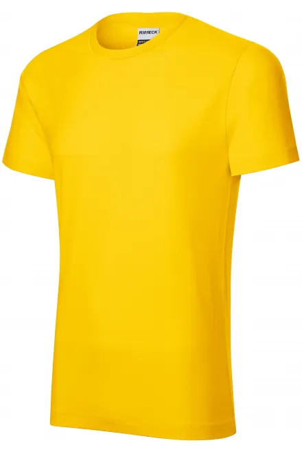 Levné odolné pánské tričko, žlutá