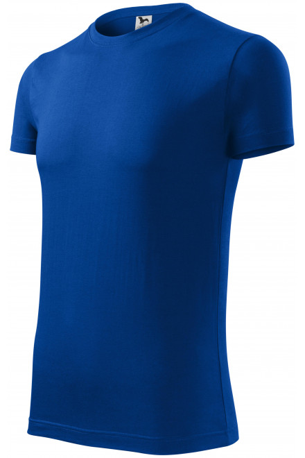 Levné pánské módní tričko, kráľovská modrá, levná trička s krátkými rukávy
