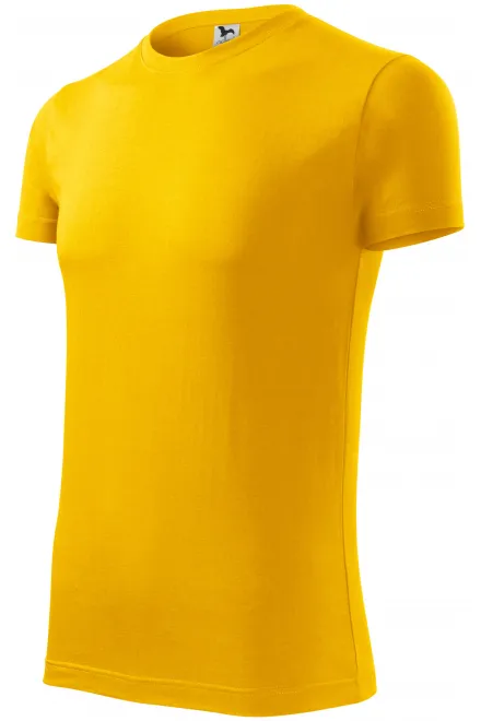 Levné pánské módní tričko, žlutá
