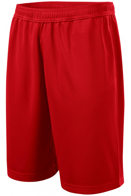 Levné pánské šortky, červená, levné pánské tepláky