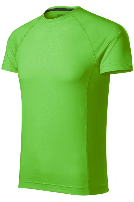Levné pánské sportovní tričko, jablkově zelená