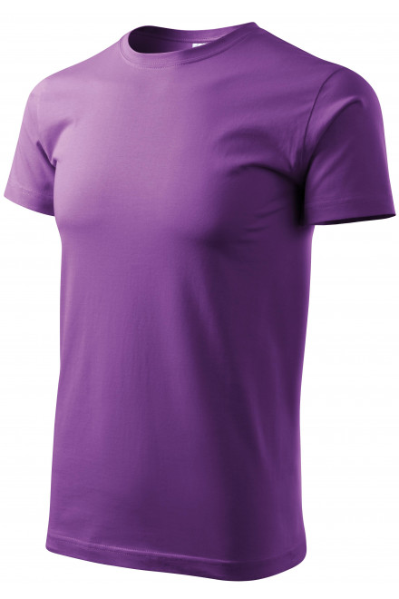 Levné pánské triko jednoduché, fialová, levná pánská trička