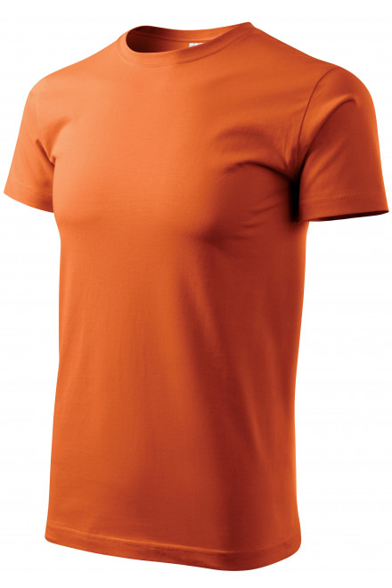 Levné pánské triko jednoduché, oranžová, levná pánská trička