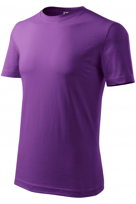 Levné pánské triko klasické, fialová, levná pánská trička