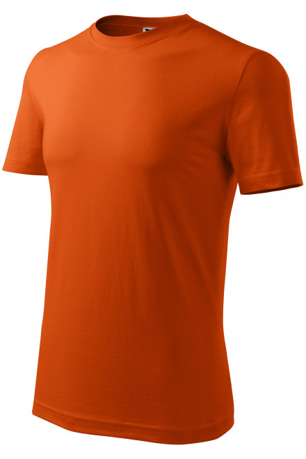 Levné pánské triko klasické, oranžová