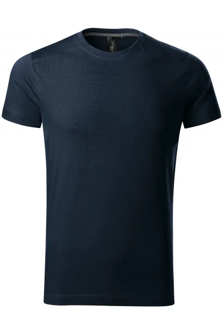 Levné pánské triko ozdobené - ombre blue, L