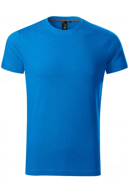 Levné pánské triko ozdobené - snorkel blue, L