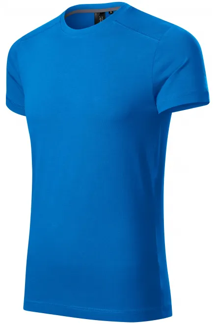 Levné pánské triko ozdobené, snorkel blue