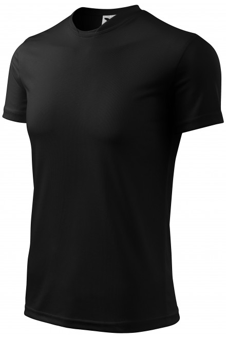 Levné sportovní tričko pro děti, černá, levná dětská trička