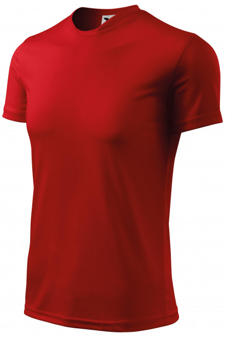 Levné sportovní tričko pro děti, červená, levná dětská trička